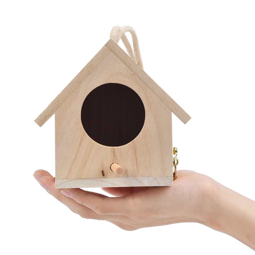Ausyst Home & Kitchen Large Nest Dox Nest House Bird House Bird House Bird Box Bird Box Wooden Box Clearance