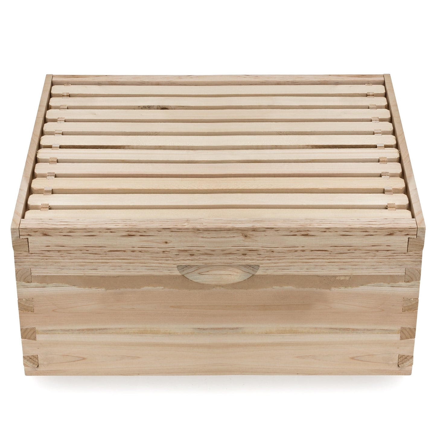 Honey Keeper Beehive 10 Frame Kit Super Box and 10 Deep Frames with Foundations for Langstroth Beekeeping