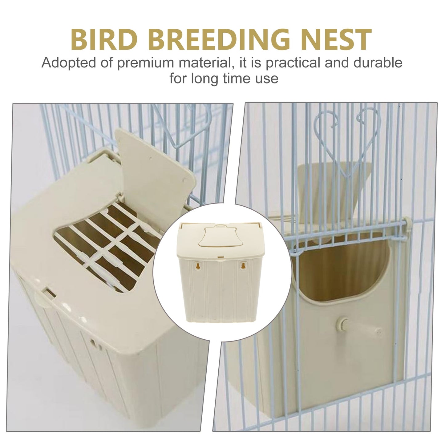 Raindrops Nesting Boxes for Birds Squirrel Hideaway Hut Breeding