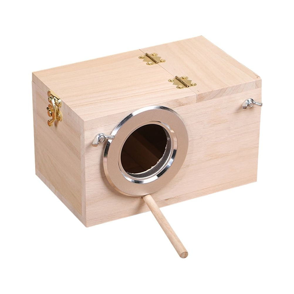Parakeet Nesting Box Cockatiel Nesting Box, Wooden Bird House for Cockatiel Lovebirds