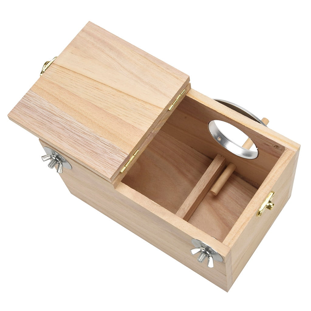 SuoKom Parakeet Ne st Box Bird House Wood Breeding Box for Lovebirds Parrotlets Mating
