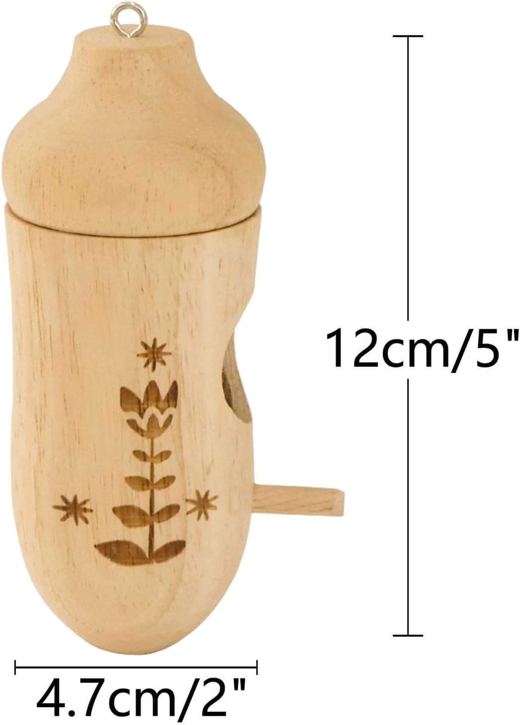 3 Pack Hummingbird House, Natural Wooden Hummingbird Houses Hanging, Home Gardening Gifts Decoration