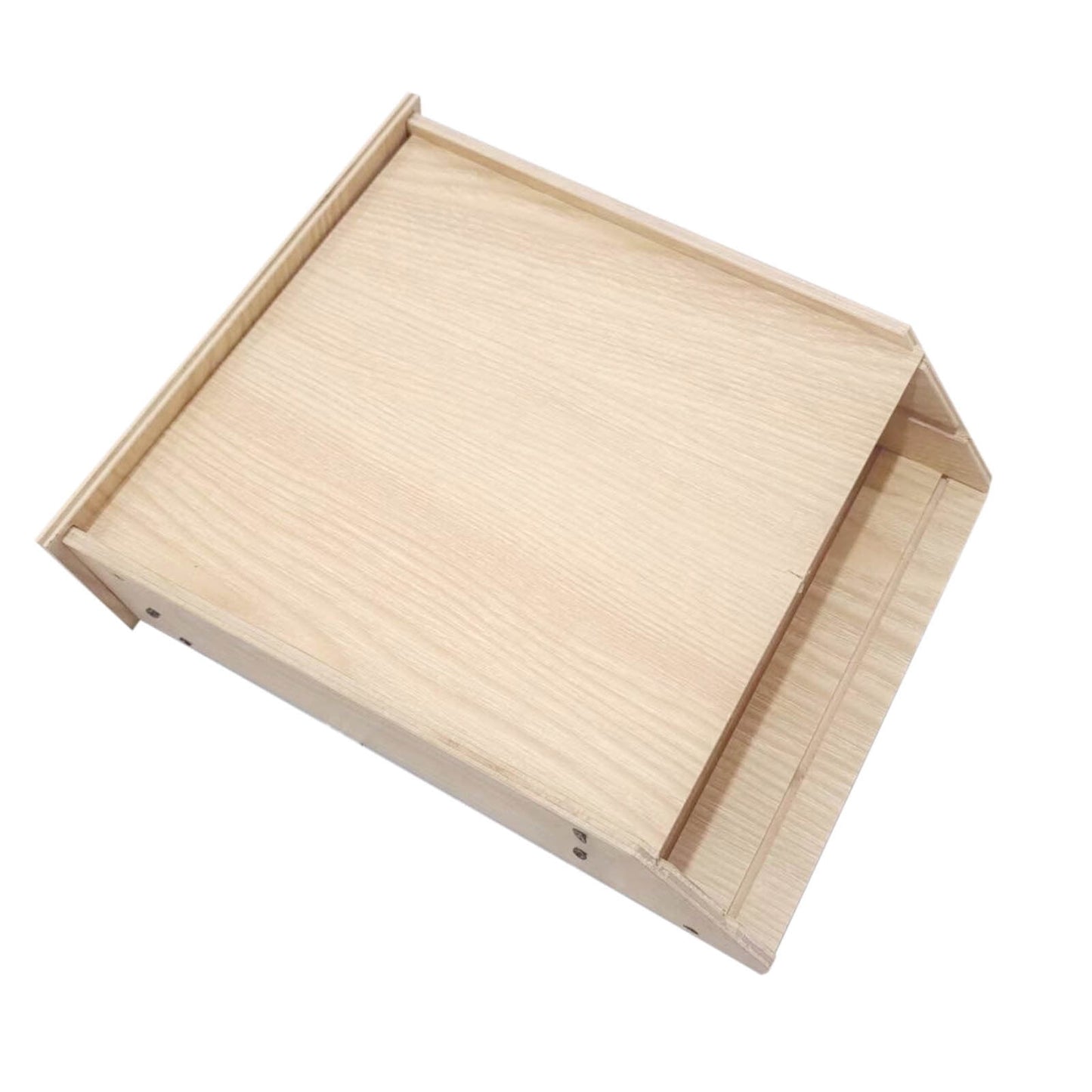 Clearance Under $5! Bat House for Outdoor Large Bat Box for Outside 2 Chamber Wood Bat House Kit for Weatherproof Wooden Bat Shelter Easy to Land and Roost, 9.45 x 7.48 x 2.76 Inch ,Wooden