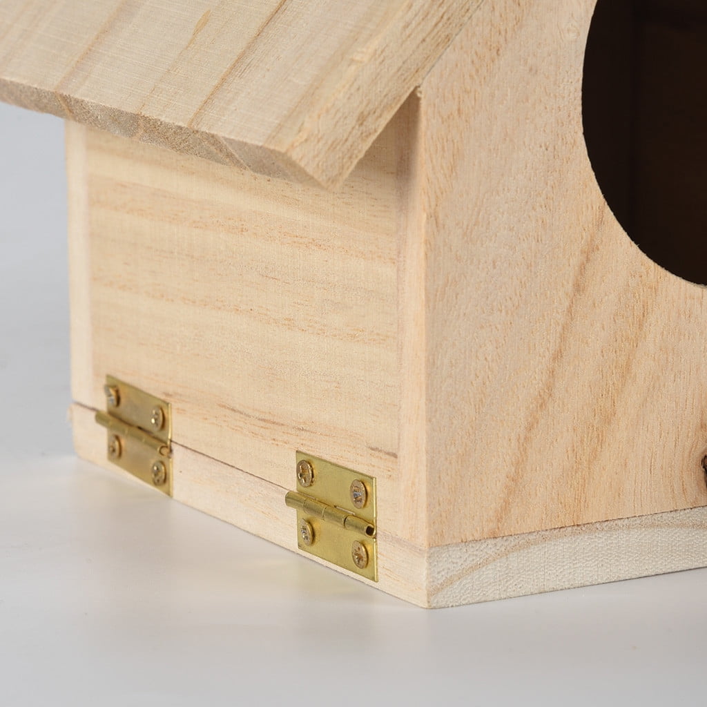 Ausyst Home & Kitchen Large Nest Dox Nest House Bird House Bird House Bird Box Bird Box Wooden Box Clearance