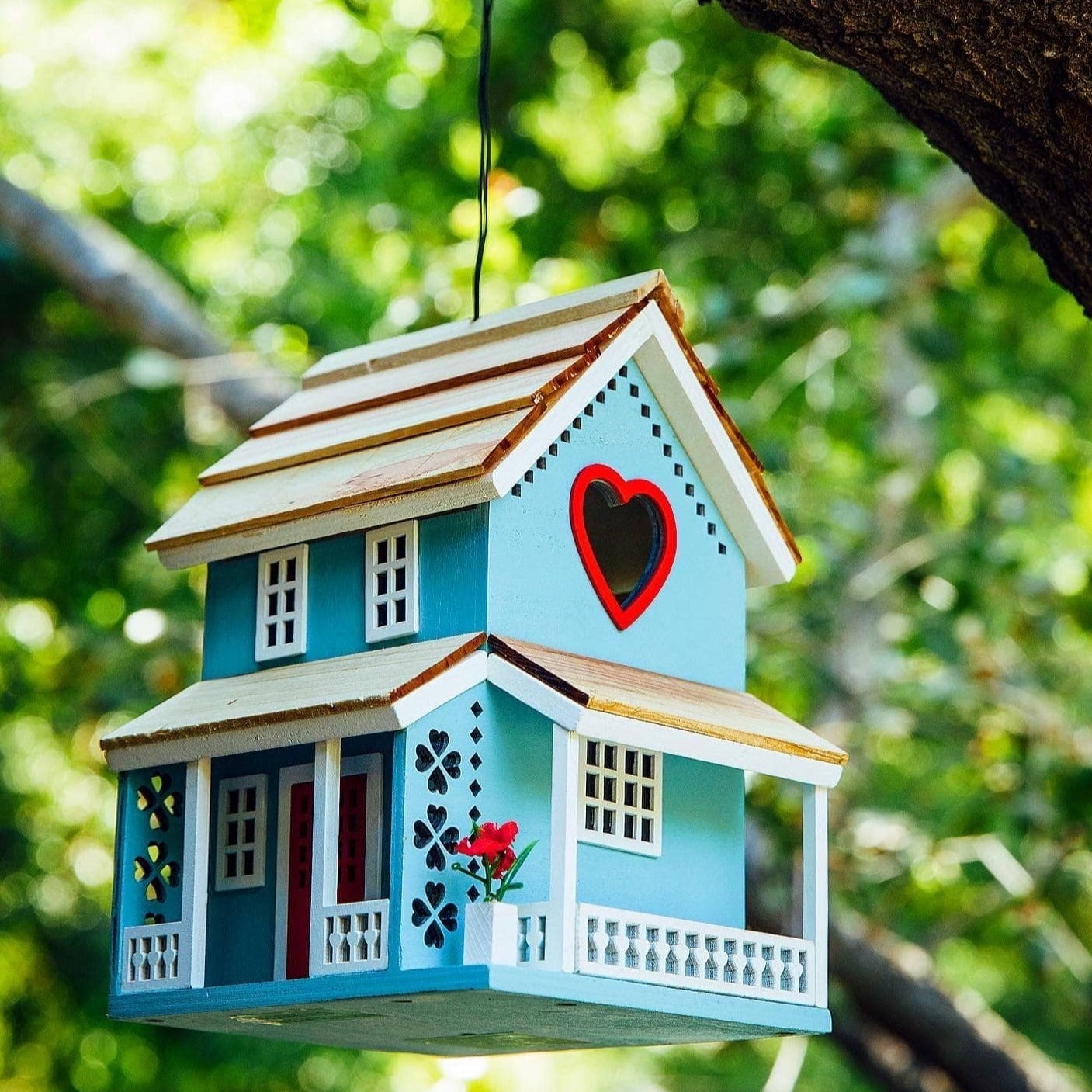 Home Bazaar Lovers Lane Cottage Birdhouse