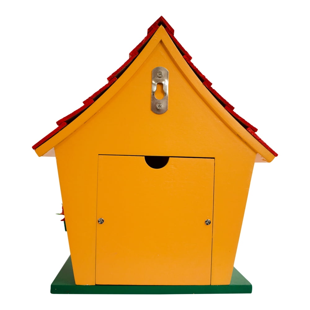 Mickey Icon Birdhouse w/ Red Roof