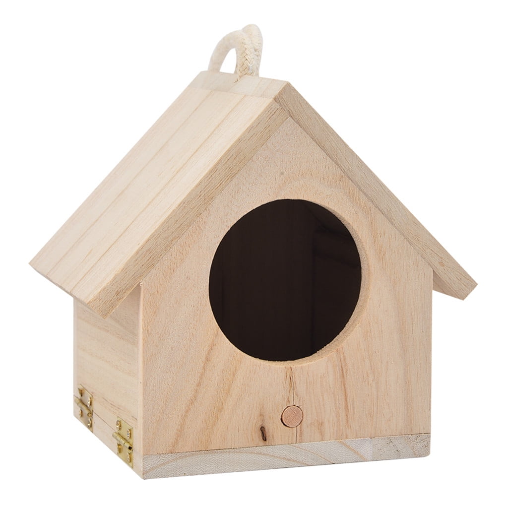 Ausyst Home & Kitchen Large Nest Dox Nest House Bird House Bird House Bird Box Bird Box Wooden Box Clearance