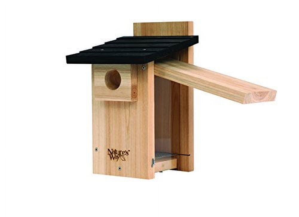 Nature's Way CWH4 12" H x 7-1/2" W x 8-1/8" D Bluebird Box House with Window