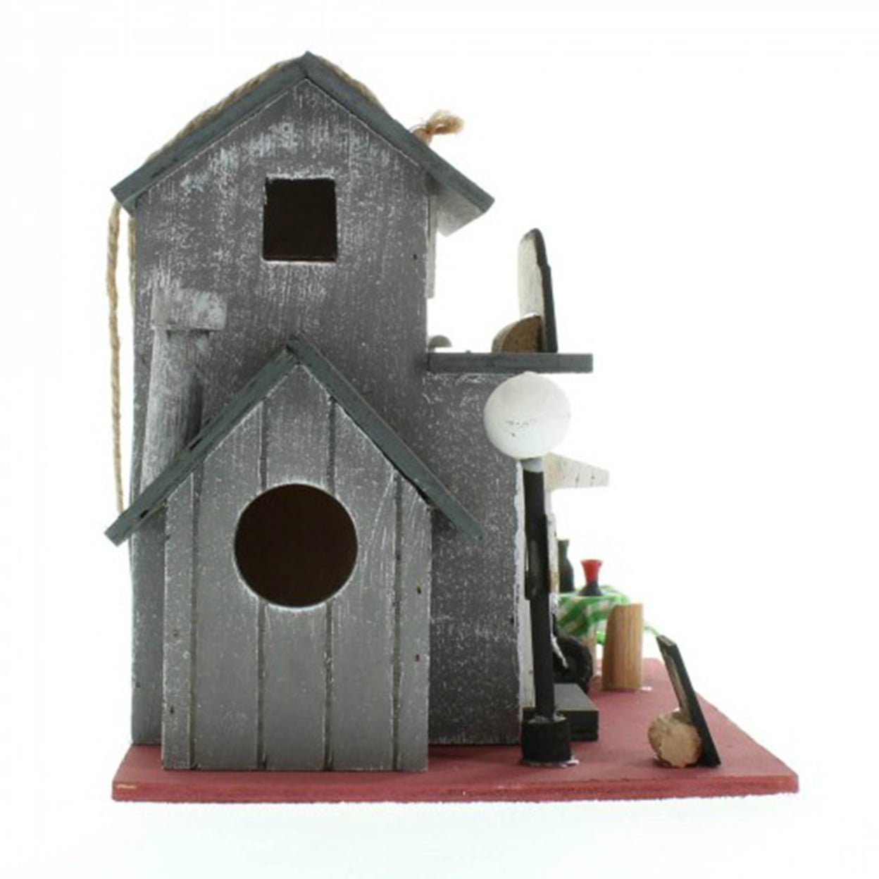 Home Decorative Biker Bar Highway Hide Away Bird House