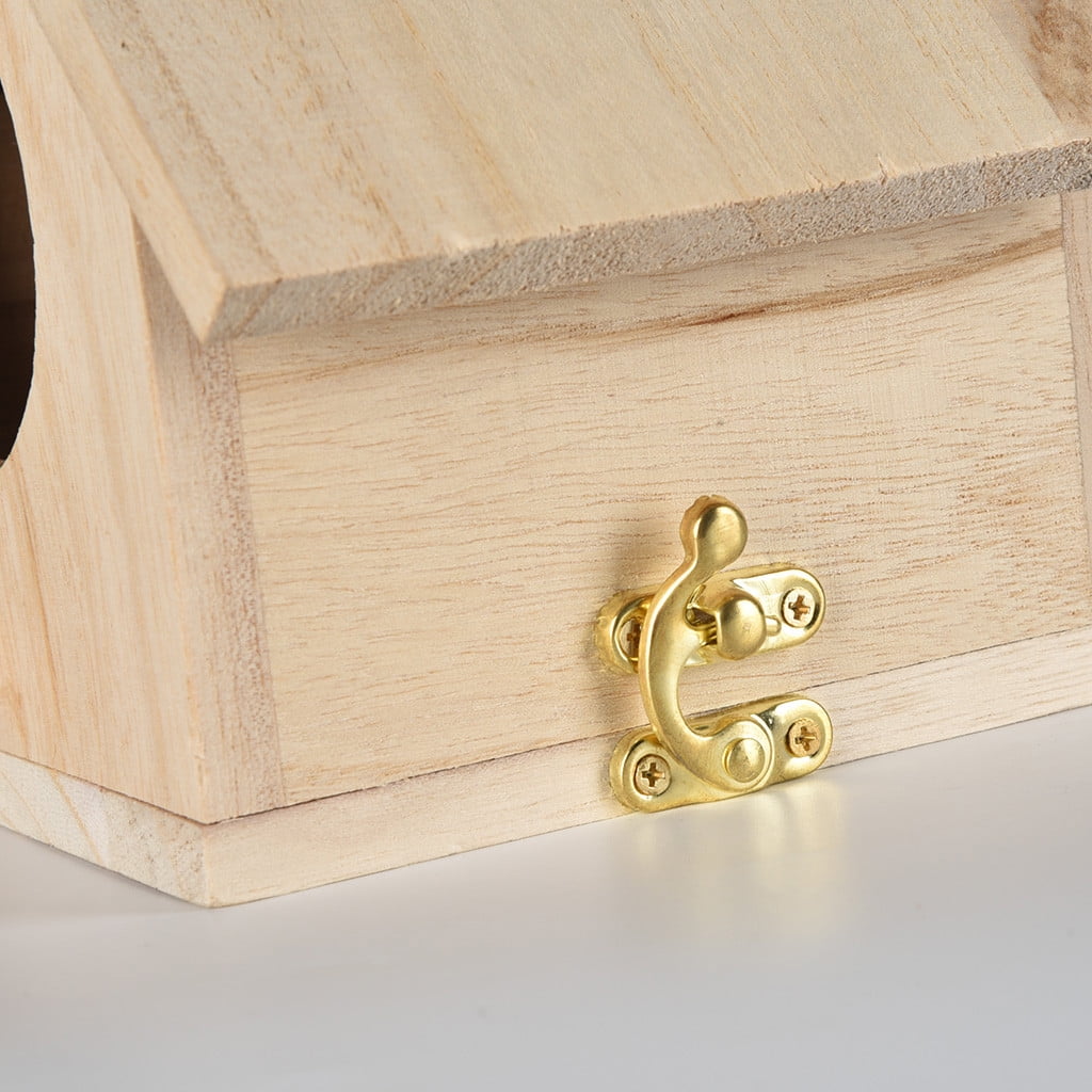 Ausyst Home & Kitchen Large Nest Dox Nest House Bird House Bird House Bird Box Bird Box Wooden Box Clearance