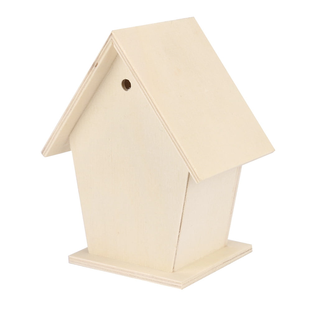 Clearance! SDJMa Wooden Birdhouse Creative Wooden Hanging Bird House for Small Bird DIY Bird Cage Making for Decoration Savings !