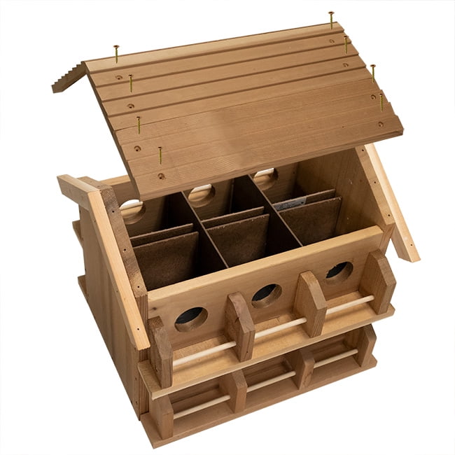 Heath Outdoor Products 12 Room Deluxe Redwood House With Rails