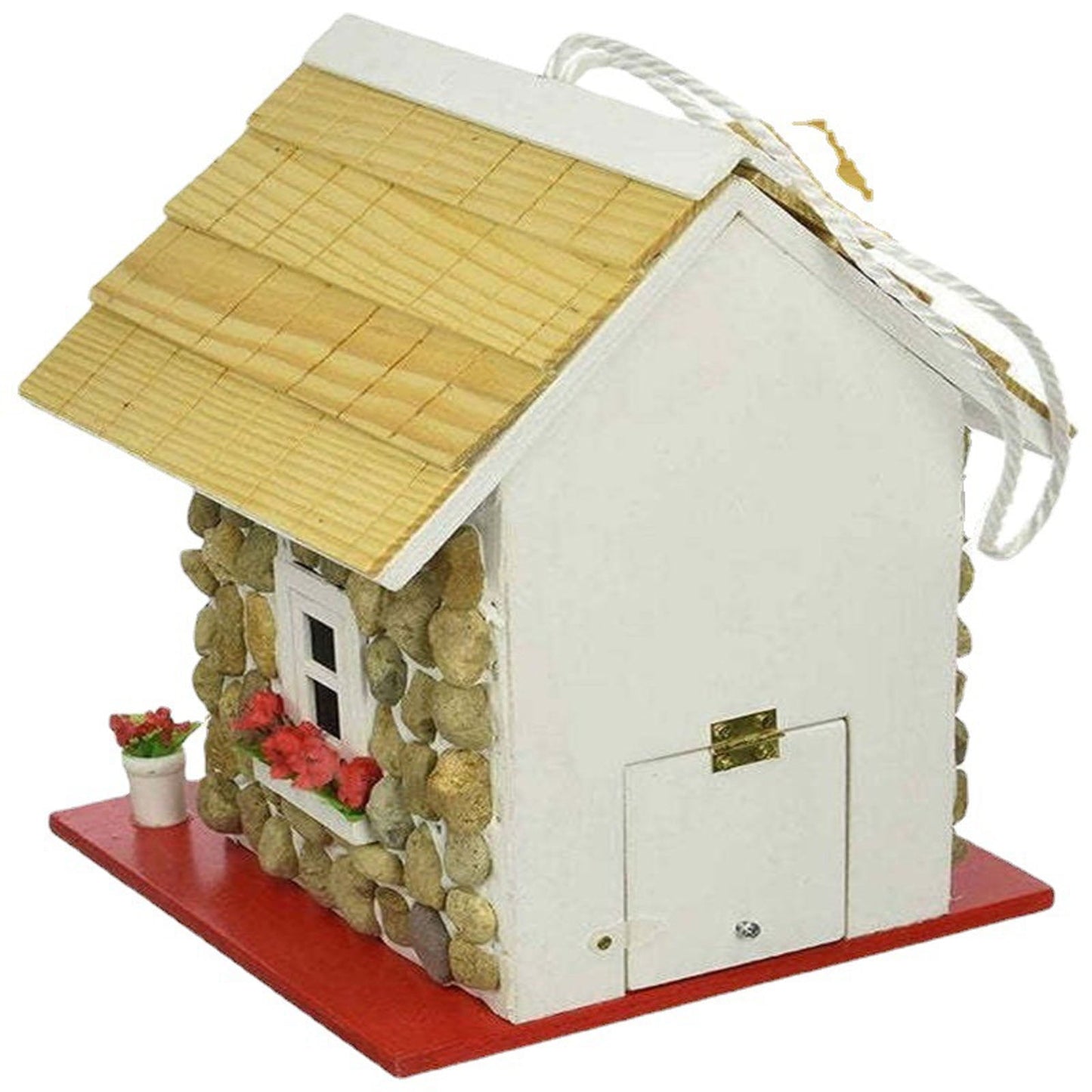 ZPAQI Wooden Bird Houses Wild Birds Home Small Bird Nest for Outdoor Garden Birdhouse