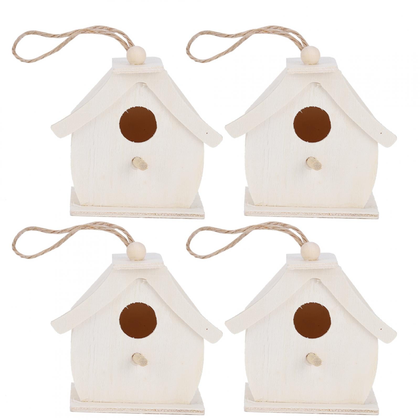 OTVIAP Wooden Bird House, Bird Nests, Platane Wood Outdoor Birdhouse Unique Appearance Designe For Swallows Birds
