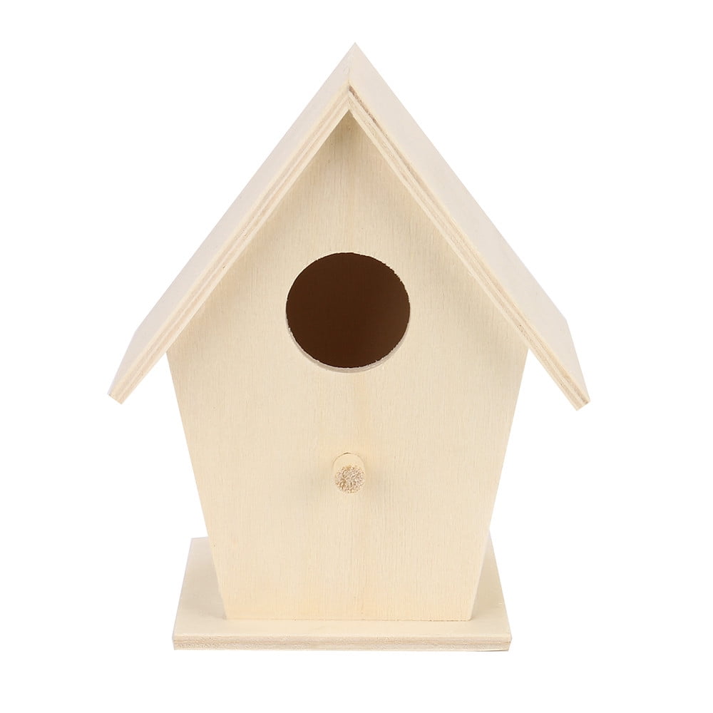 Clearance! SDJMa Wooden Birdhouse Creative Wooden Hanging Bird House for Small Bird DIY Bird Cage Making for Decoration Savings !
