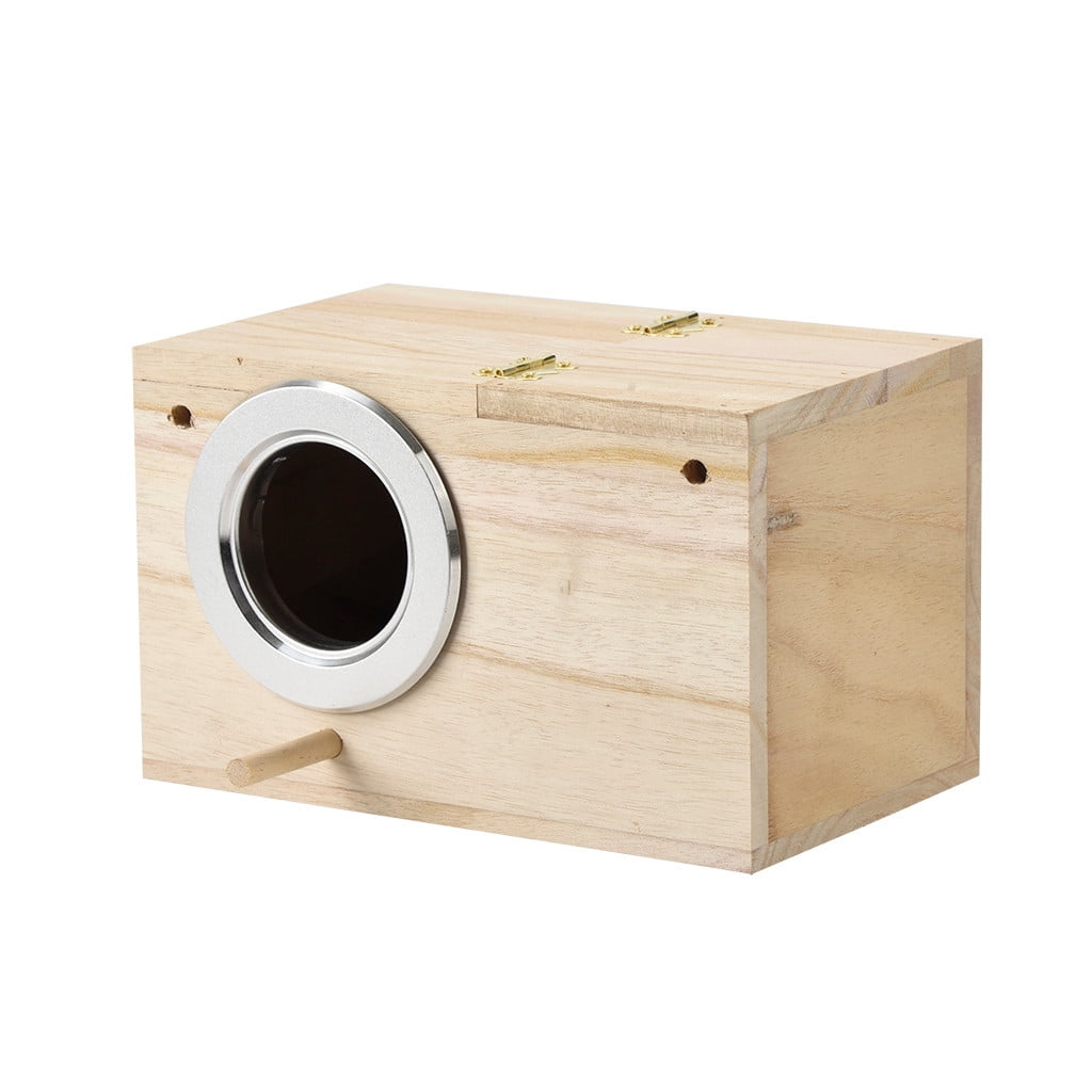 SuoKom Parakeet Ne st Box Bird House Wood Breeding Box for Lovebirds Parrotlets Mating