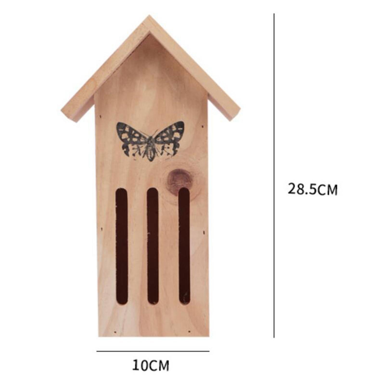 Wooden Butterfly House fs. Provides a for, Protect from Predators and Harsh Weather Conditions. Attractive