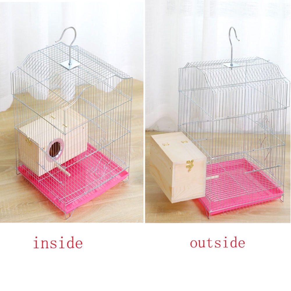 Parakeet Nesting Box Cockatiel Nesting Box, Wooden Bird House for Cockatiel Lovebirds