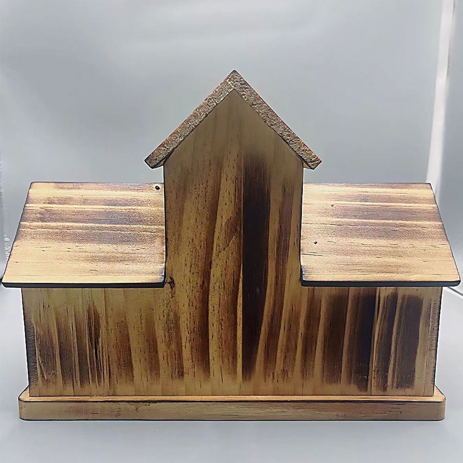 Clearance Sales Today Deals Prime LHNFT Hanging Wooden Bird House for Outside 6 Hole Wooden Bird House Courtyard Backyard Decorations