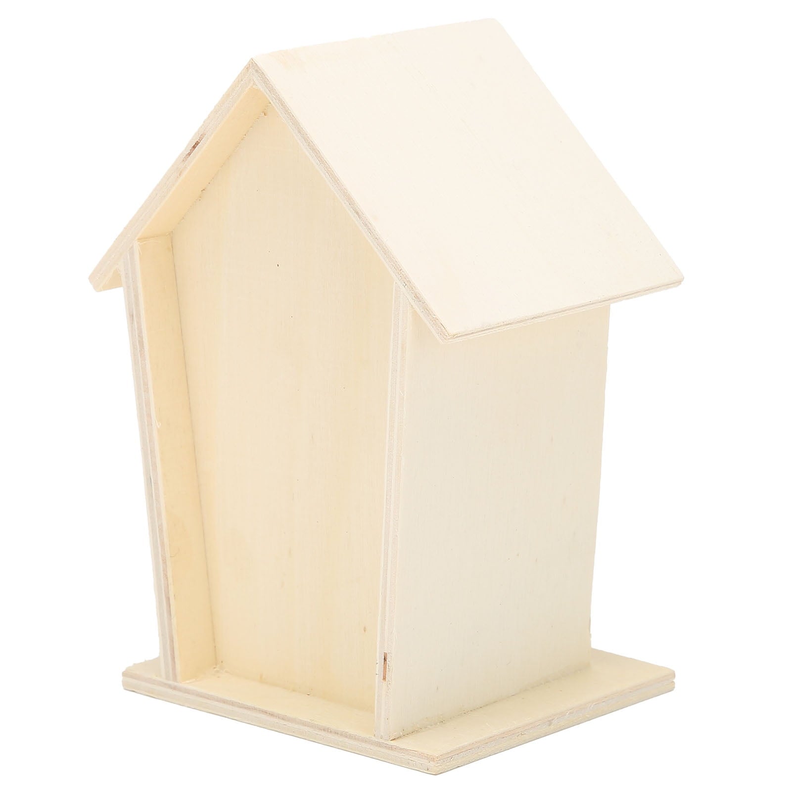 2PCS Wooden Bee House, Bee Hive Nest Houses for Pollinating Bees Mason Bees Wood Bee Room Hotel Shelter Nests Box for Outdoor Parks Garden Decoration