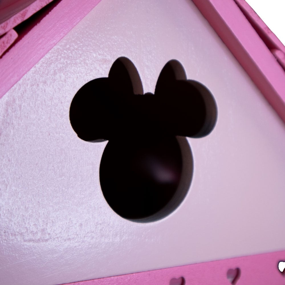 Home Bazaar Disney Minnie Mouse Cottage Birdhouse