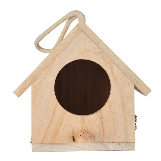 Ausyst Home & Kitchen Large Nest Dox Nest House Bird House Bird House Bird Box Bird Box Wooden Box Clearance