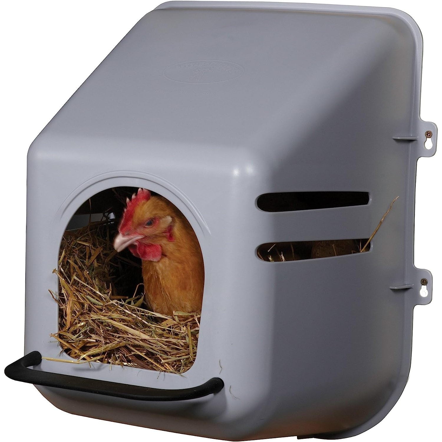 Bilot Single Plastic Nesting Box Chicken Nest Box with Perch (Item No. 163620)
