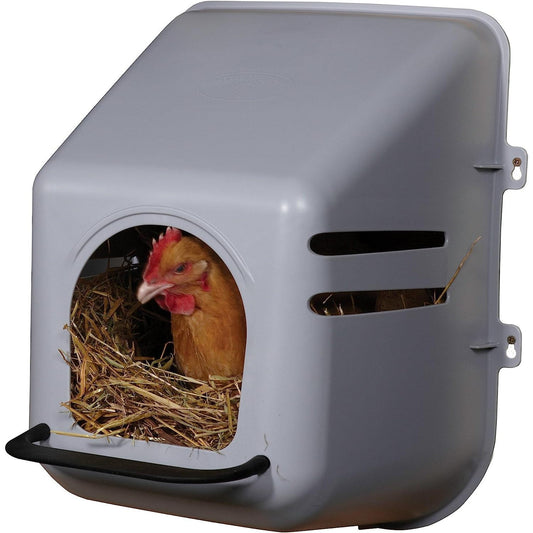 Bilot Single Plastic Nesting Box Chicken Nest Box with Perch (Item No. 163620)