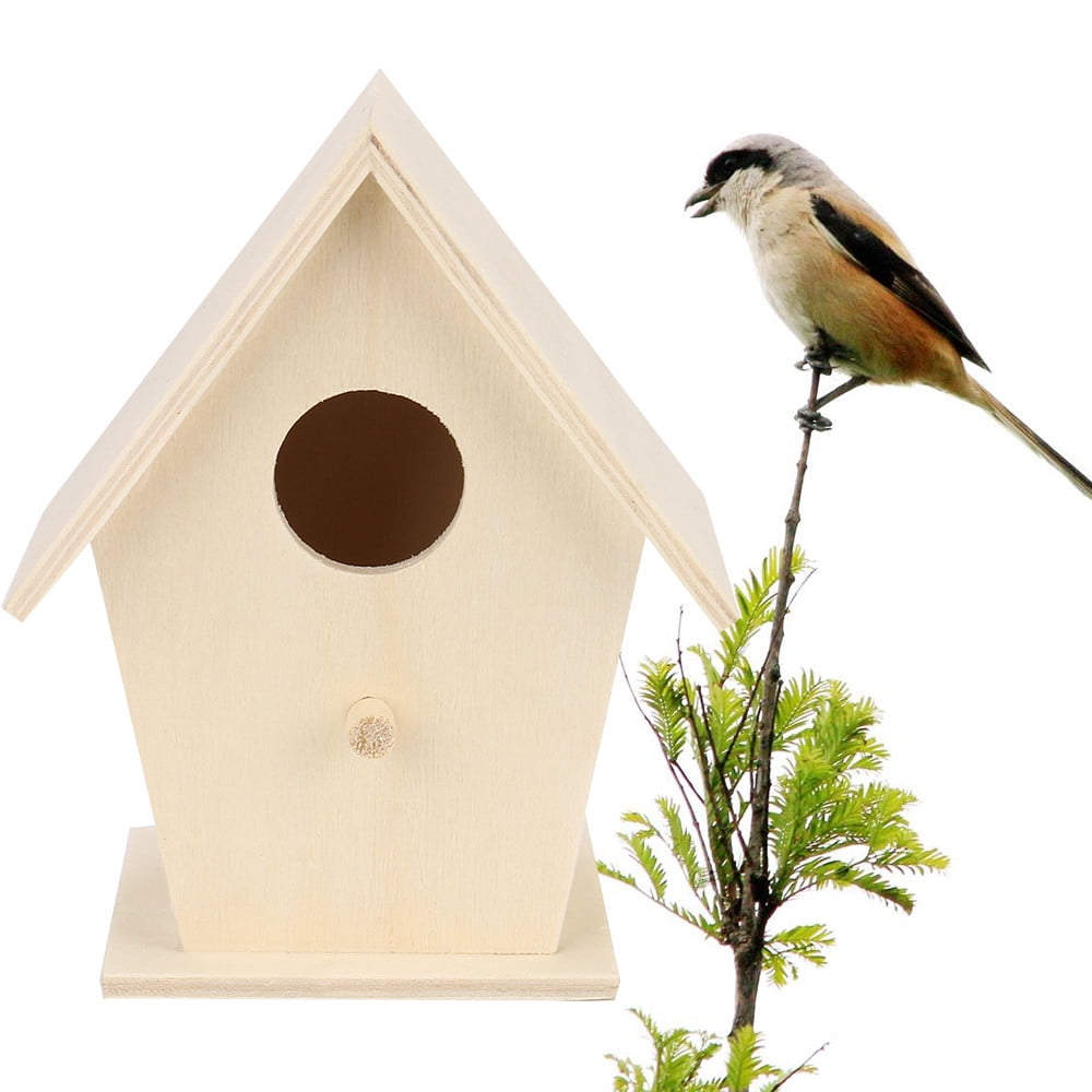 Clearance! SDJMa Wooden Birdhouse Creative Wooden Hanging Bird House for Small Bird DIY Bird Cage Making for Decoration Savings !