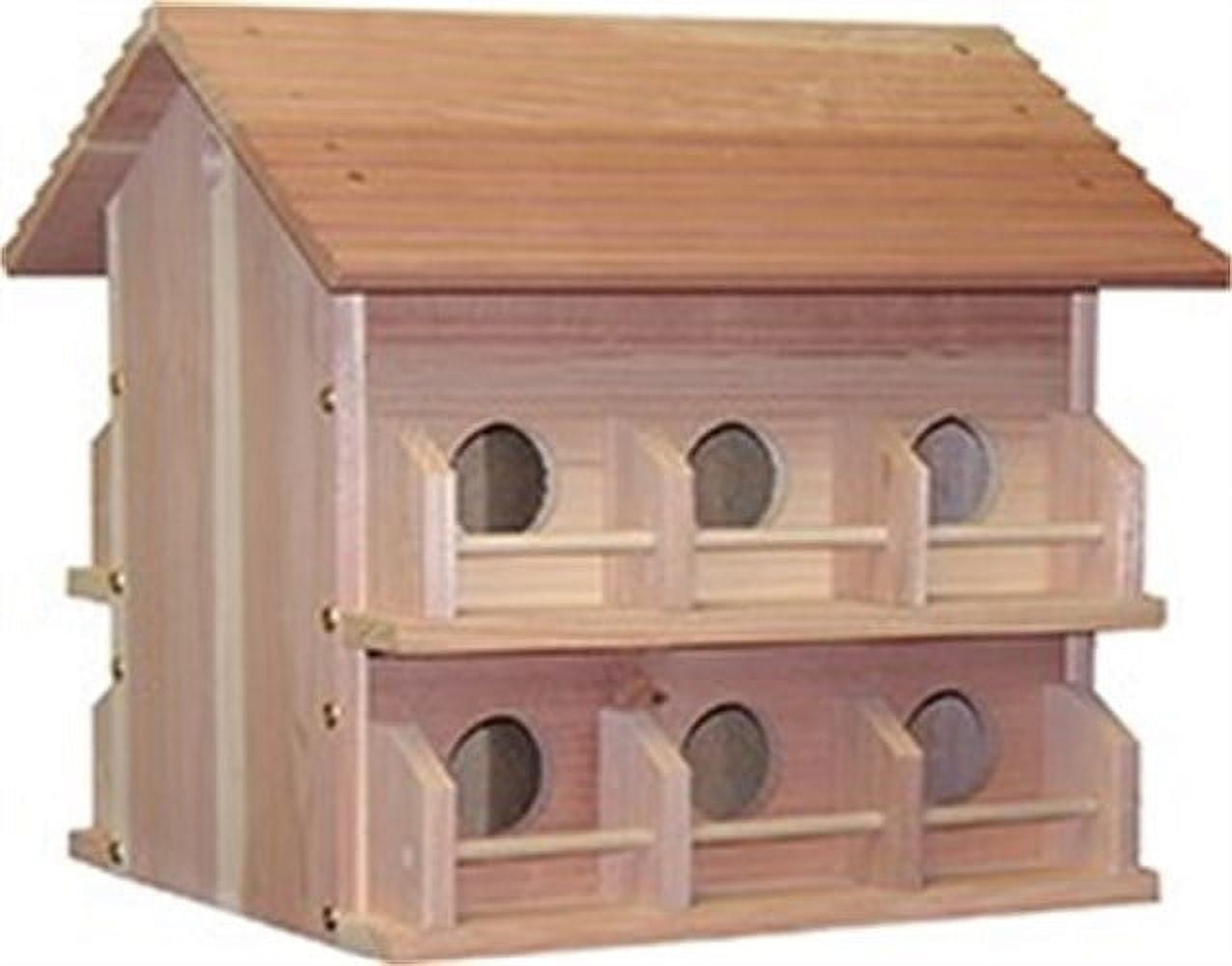 Heath Outdoor Products 12 Room Deluxe Redwood House With Rails