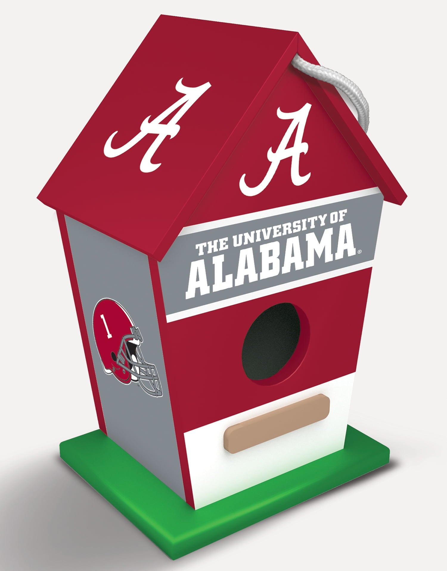 MasterPieces Officially Licensed NCAA Alabama Crimson Tide outdoor wood birdhouse!