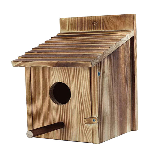 Moyitang Bird House ,Outdoor , Blue Bird House, Hanging Birdhouse Wooden
