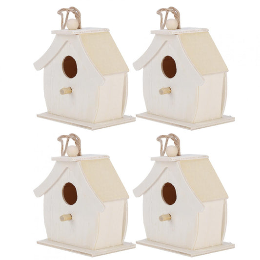 OTVIAP Wooden Bird House, Bird Nests, Platane Wood Outdoor Birdhouse Unique Appearance Designe For Swallows Birds
