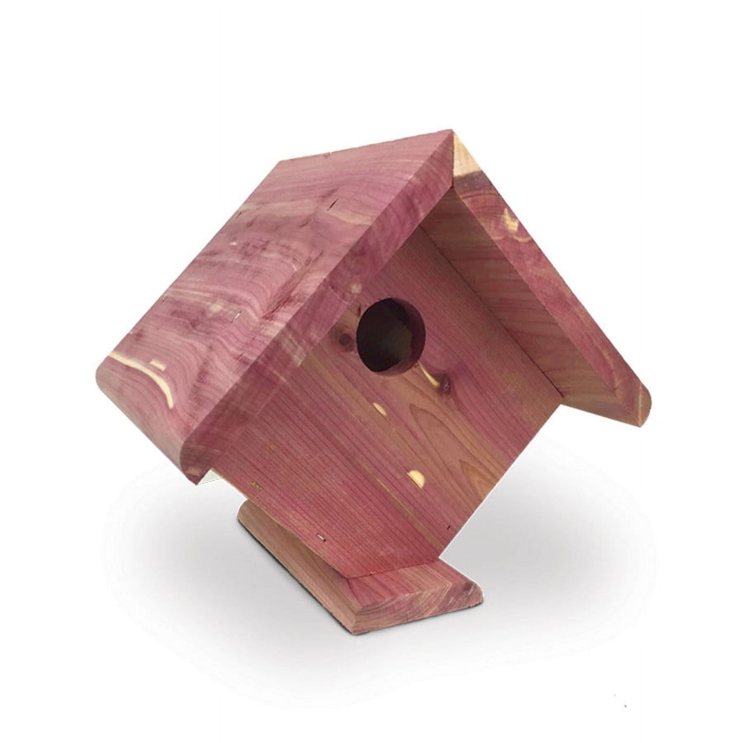 Pennington Small Cavity Eastern Red Cedar Wild Bird Nesting Box with Mounting Hardware