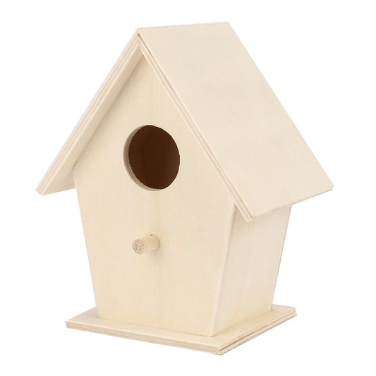 SRstrat Bird House for Outside,Outdoor Bird Houses, Natural Wooden Bird Hut Clearance Bluebird Finch Cardinals Hanger Birdhouse for Garden Viewing Bird House Bird House Bird Box Bird Box Wooden Box