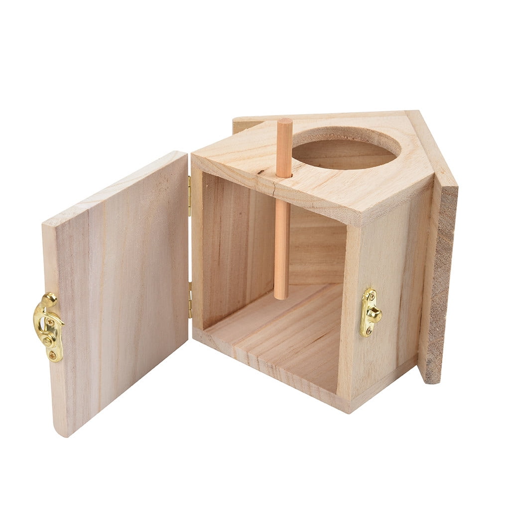 Ausyst Home & Kitchen Large Nest Dox Nest House Bird House Bird House Bird Box Bird Box Wooden Box Clearance