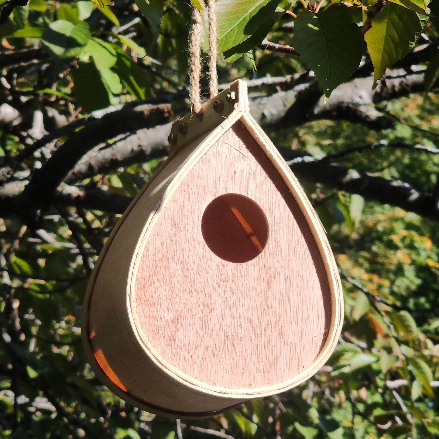Pollinating Palace - Eco-friendly Handmade Natural Wood Hanging Habitat-Bird House