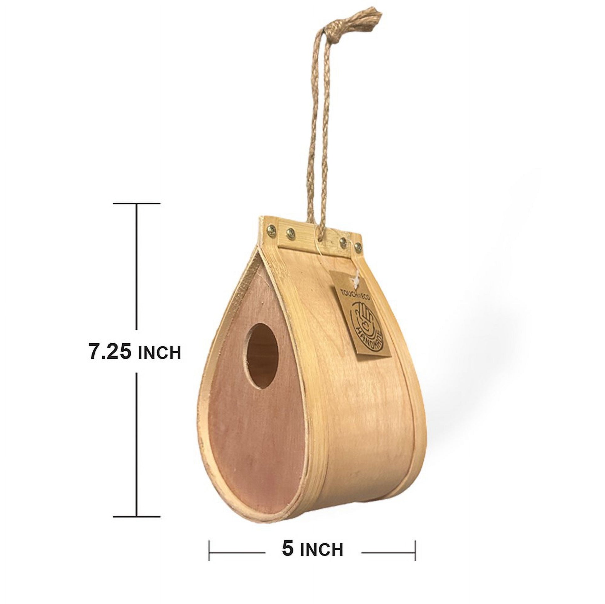 Pollinating Palace - Eco-friendly Handmade Natural Wood Hanging Habitat-Bird House