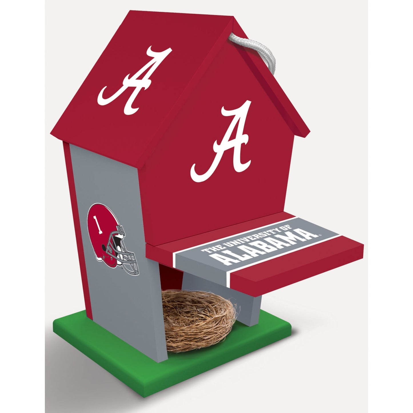 MasterPieces Officially Licensed NCAA Alabama Crimson Tide outdoor wood birdhouse!