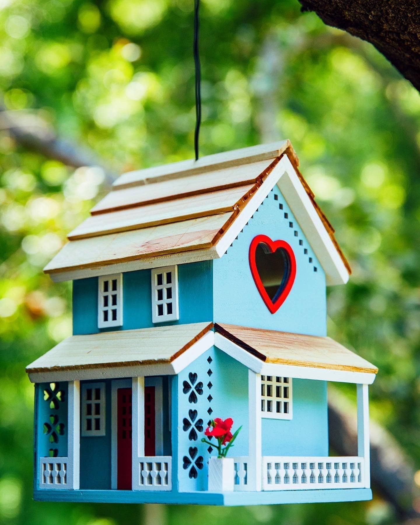 Home Bazaar Lovers Lane Cottage Birdhouse