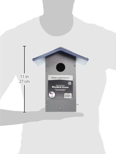 Birds Choice Rustic Recycled Bluebird Bird House - Blue