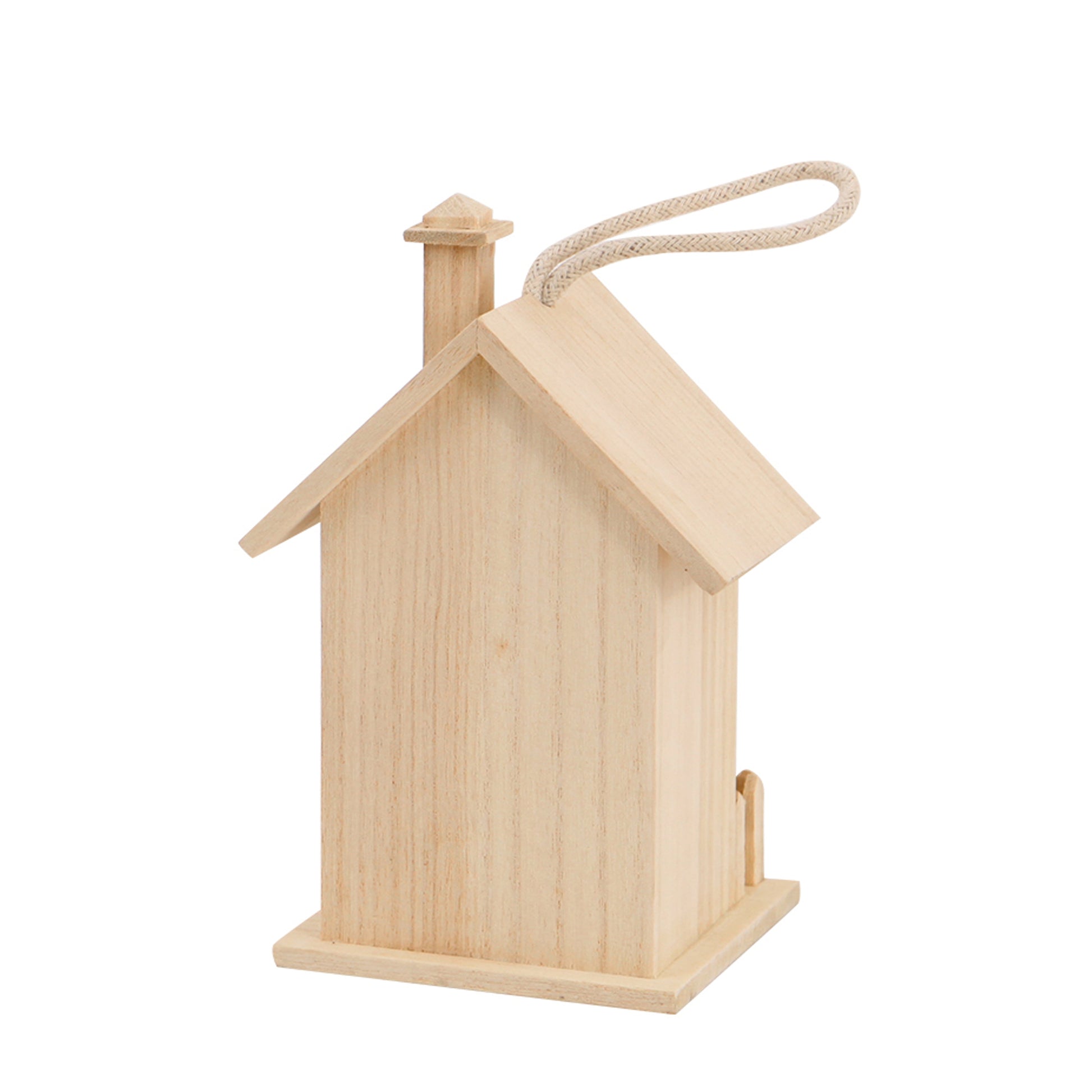 8" Wooden Assorted Birdhouse by Make Market - Unfinished Birdhouse Made of 100% Wood - Outdoor Nesting Boxes - Bulk 6 Pack