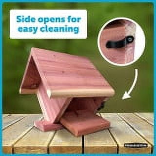 Pennington Small Cavity Eastern Red Cedar Wild Bird Nesting Box with Mounting Hardware