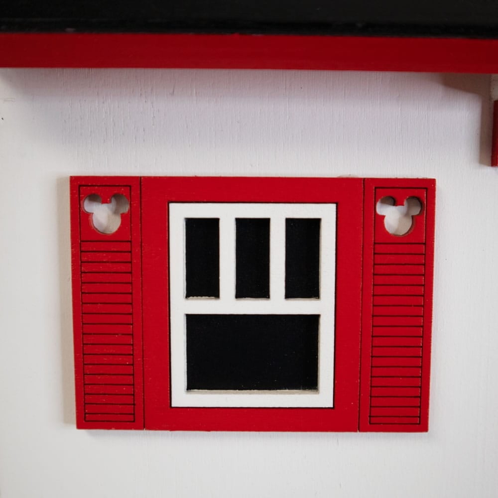 Home Bazaar Disney Mickey Mouse Cottage Birdhouse